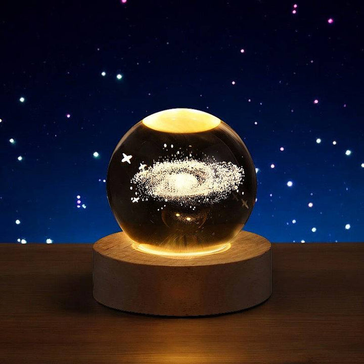 3D Crystal Ball LED Lamp Decorative