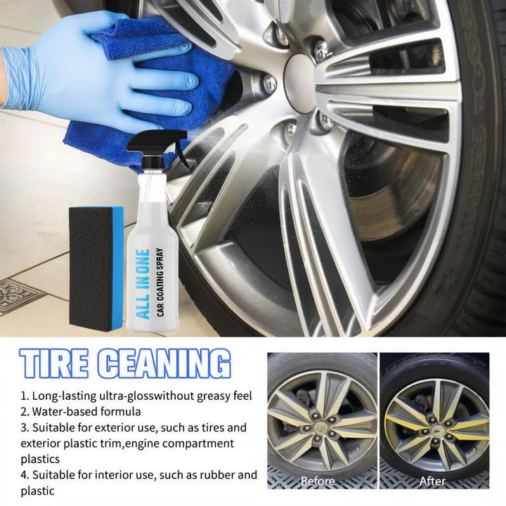 Car Coating Spray Quick Drying Protective Cleaning and Polishing