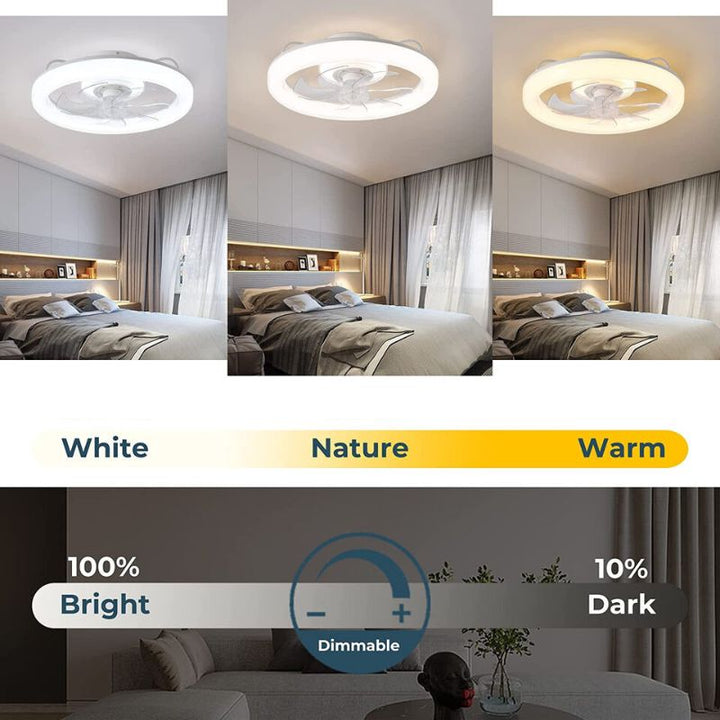 Ceiling Fan with LED Lights Modern Design