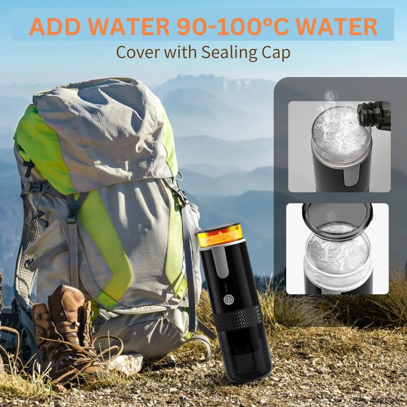 Portable Coffee Maker Compact Lightweight Design