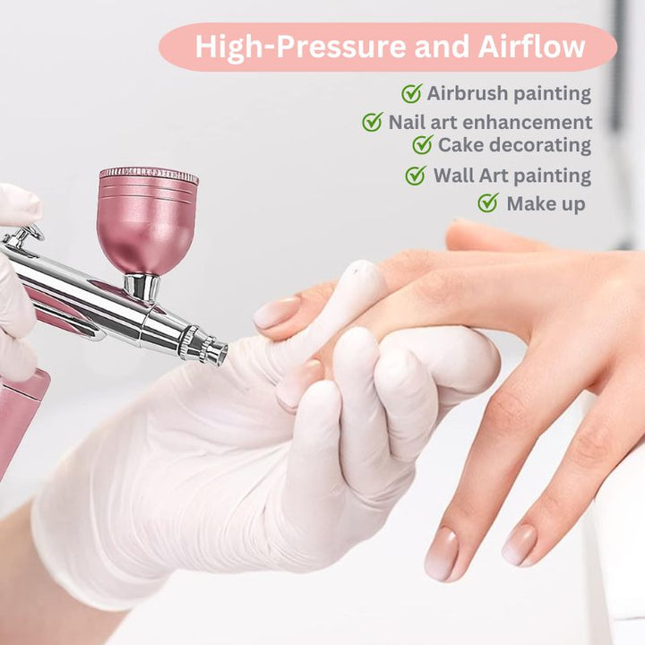 Cordless Mini Airbrush Kit Portable Compressor
