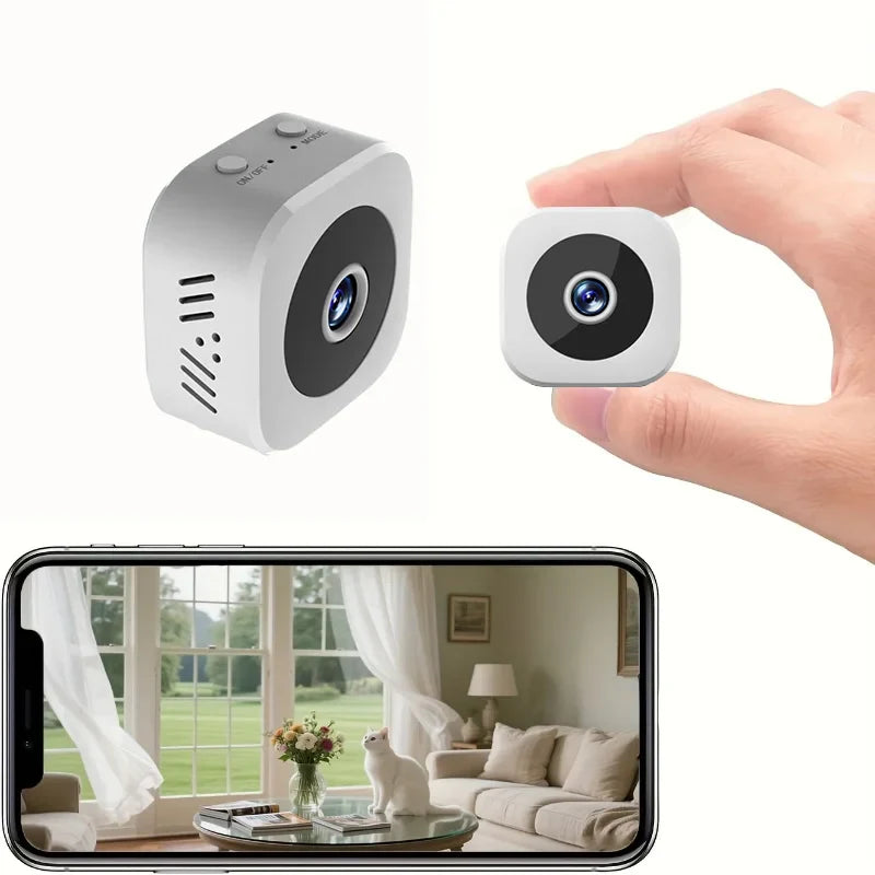 Wireless Security Camera with 1080P HD Night Vision Compact Design - Lenila