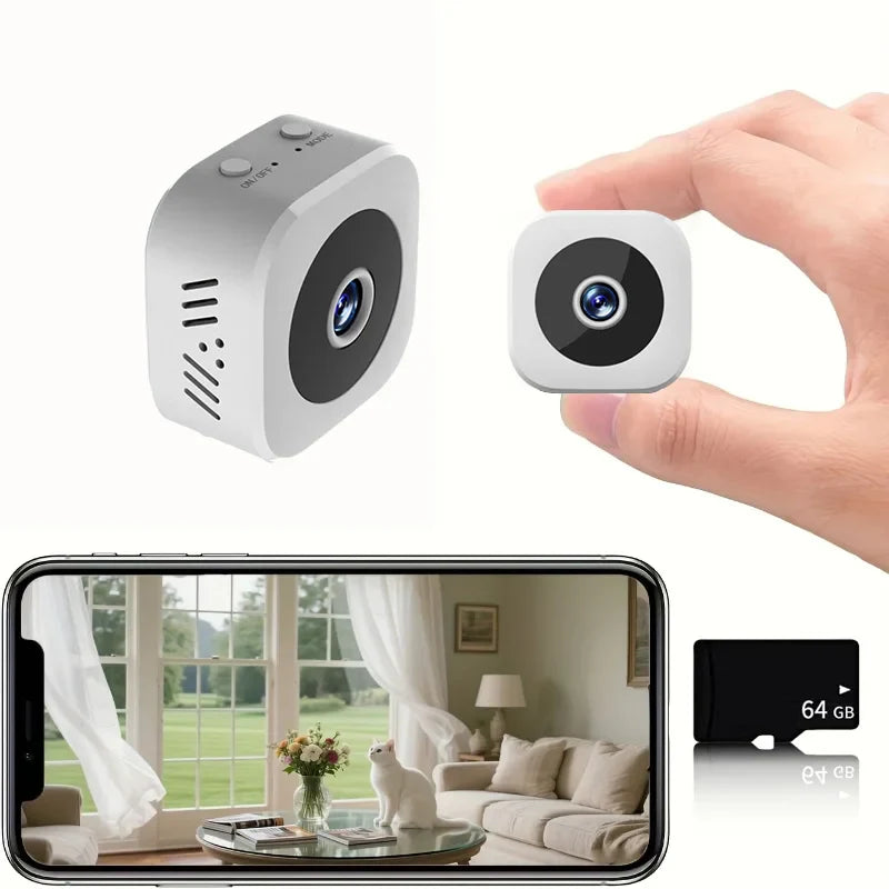 Compact Mini | Wireless Security Camera with Night Vision | 1080P HD for Effortless Home Surveillance 8