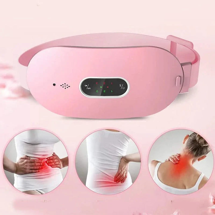 Cordless Heating Massager with Adjustable Heat and Massage Modes