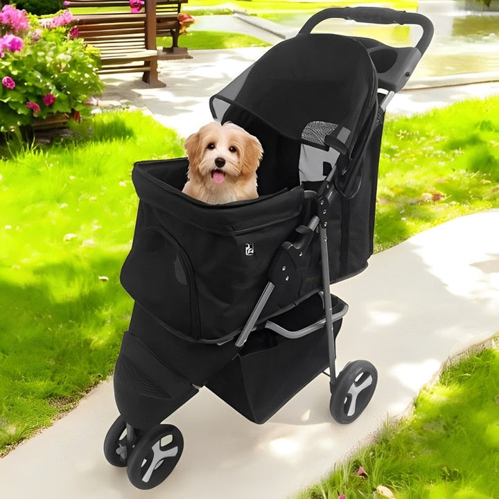 Pet Foldable Stroller Lightweight Compact Design - Lenila