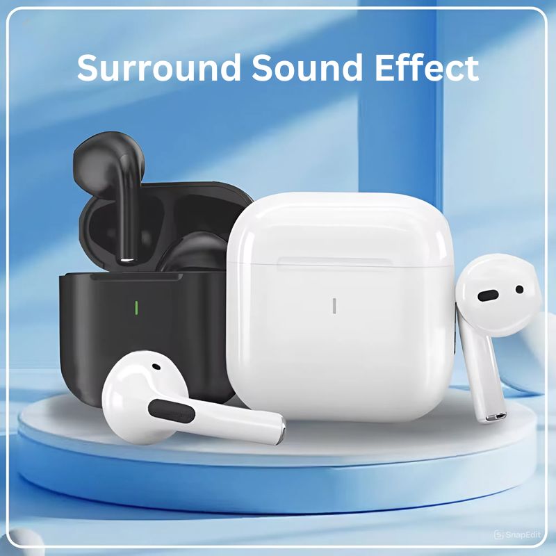 Wireless Bluetooth Earbuds with Built-in Microphone