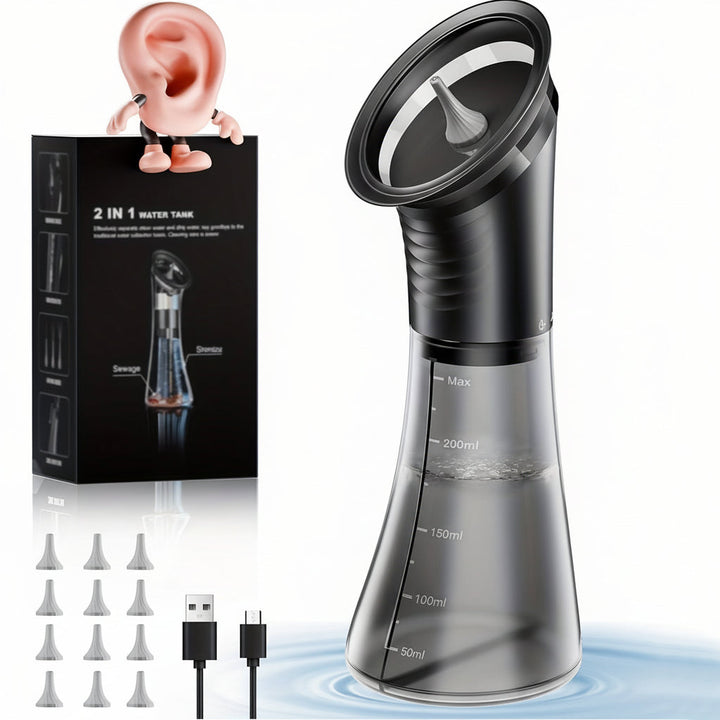 Electric Ear Wax Removal Device with Water Irrigation and Adjustable