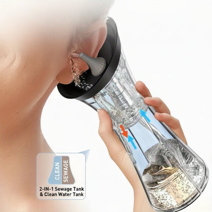 Electric Ear Wax Removal Device with Water Irrigation and Adjustable