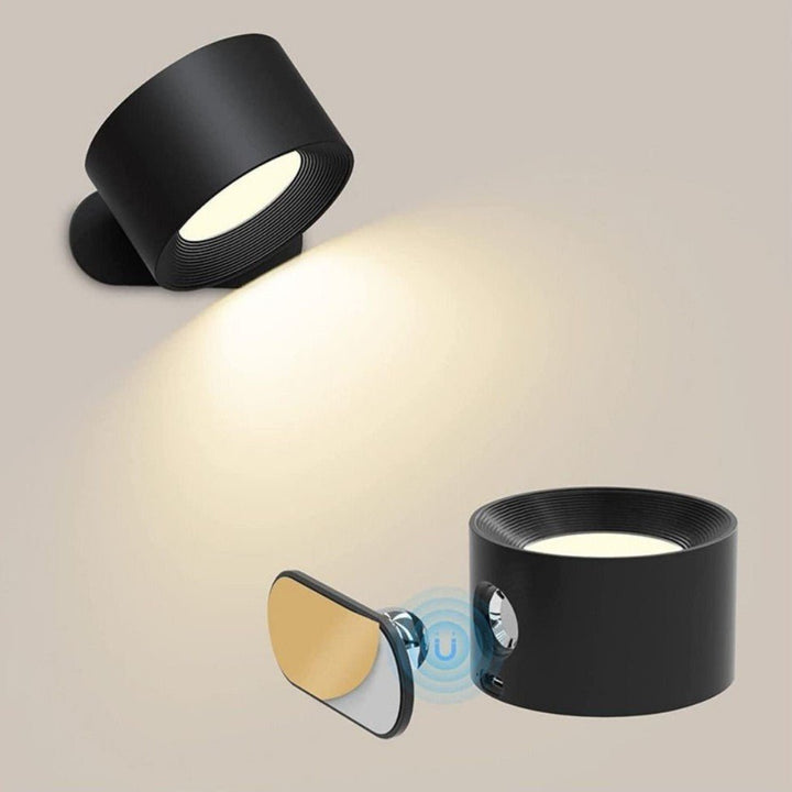 Cordless Magnetic Wall Lamp Adjustable Brightness Rotatable