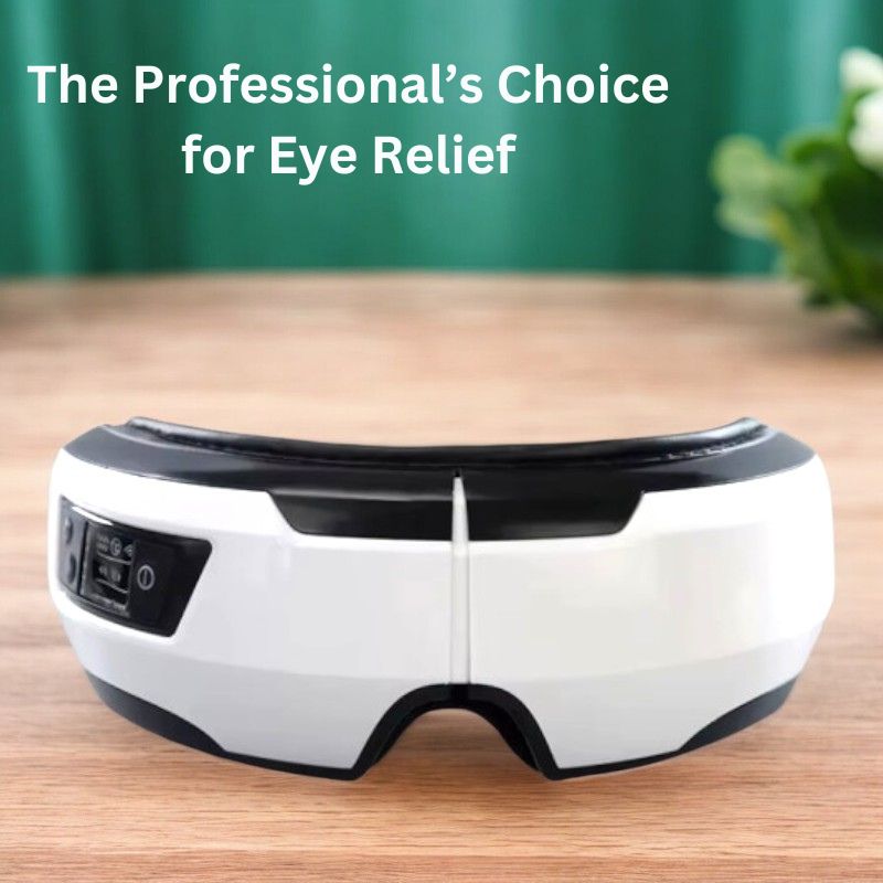 Portable Eye Massager with Heat Vibration and Bluetooth Music