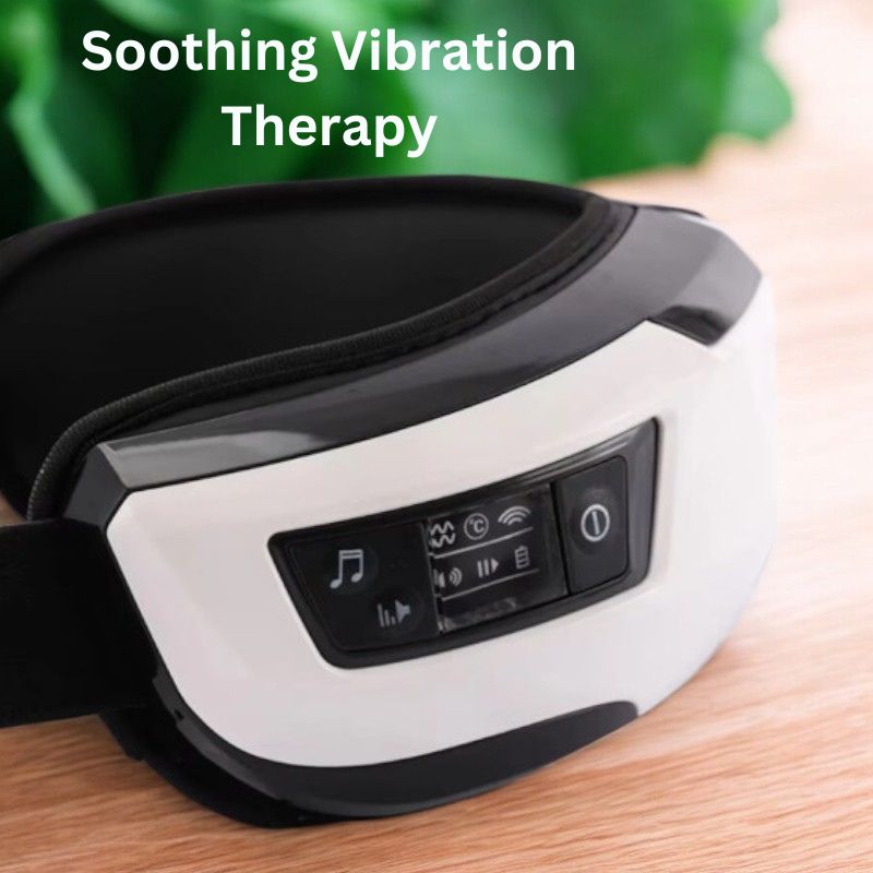 Portable Eye Massager with Heat Vibration and Bluetooth Music