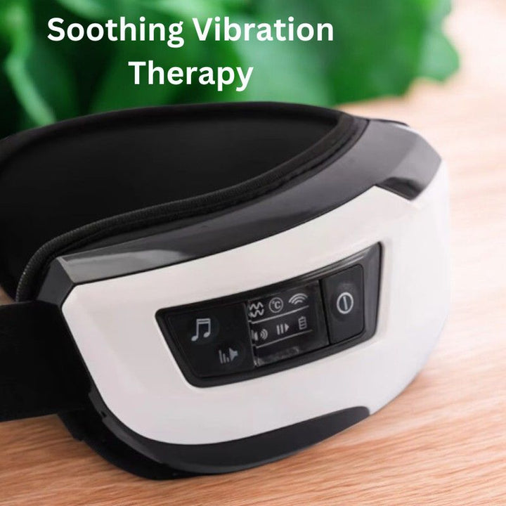 Portable Eye Massager with Heat Vibration and Bluetooth Music