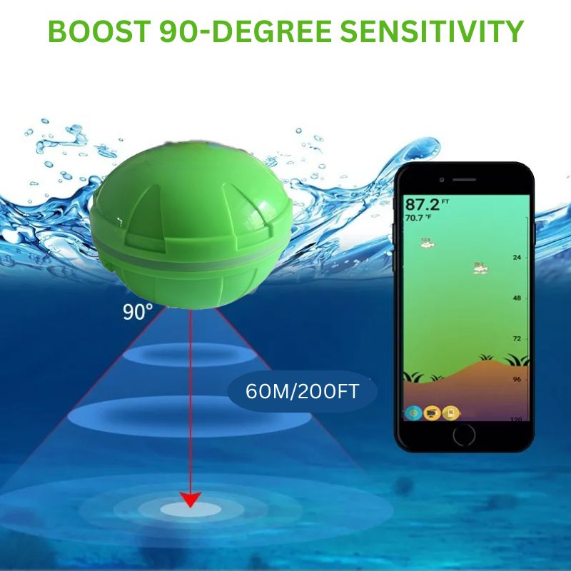 Smart Sonar Fish Finder Portable Waterproof Device