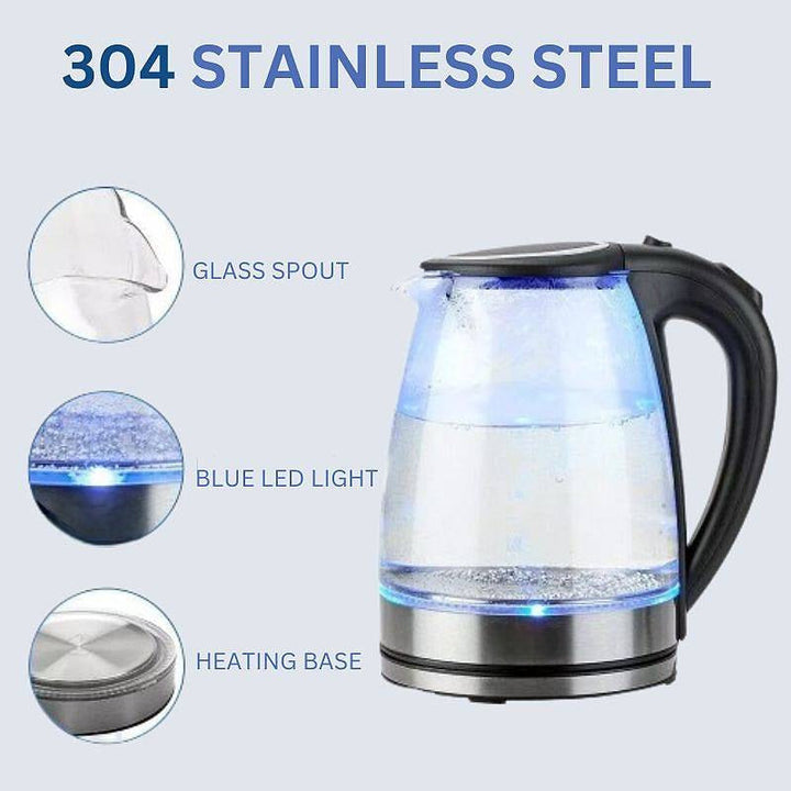 Electric Glass Kettle 1.8L with LED Illumination