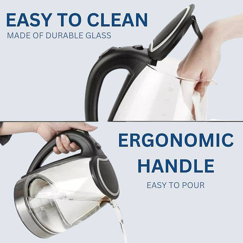 Electric Glass Kettle 1.8L with LED Illumination