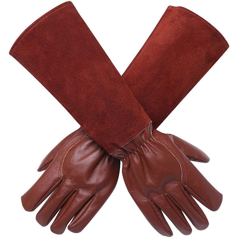 Unisex Gardening Gloves Reinforced Palm Textured Fingertips Elastic - Lenila