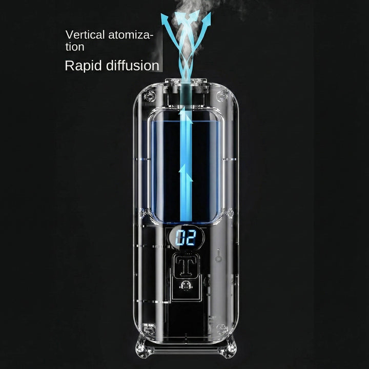 Aromatherapy Diffuser Air Humidifier Digital Display LED Lights