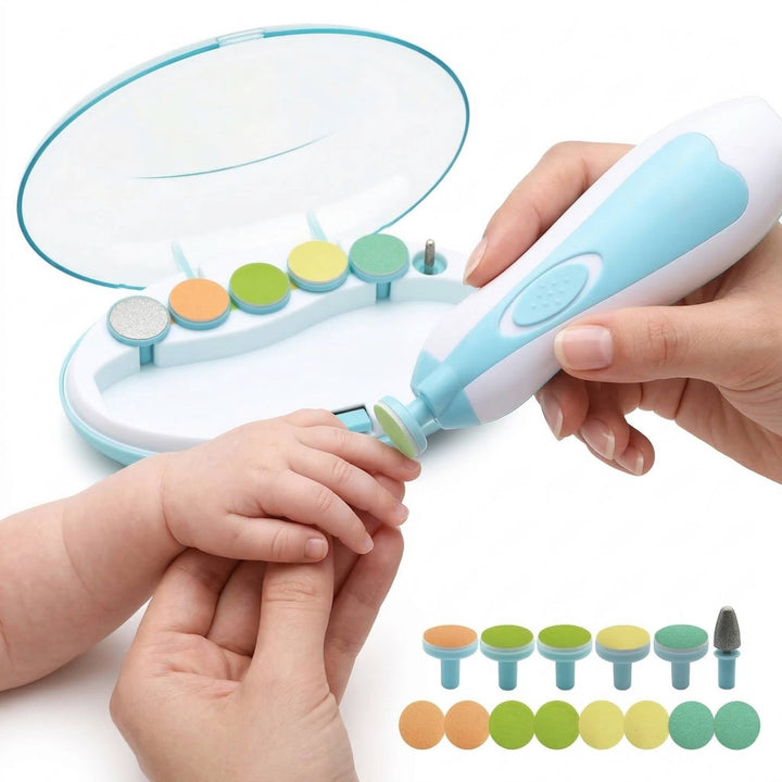 Baby Nail Trimmer Electric Safe Kit for Newborns and Toddlers - Lenila