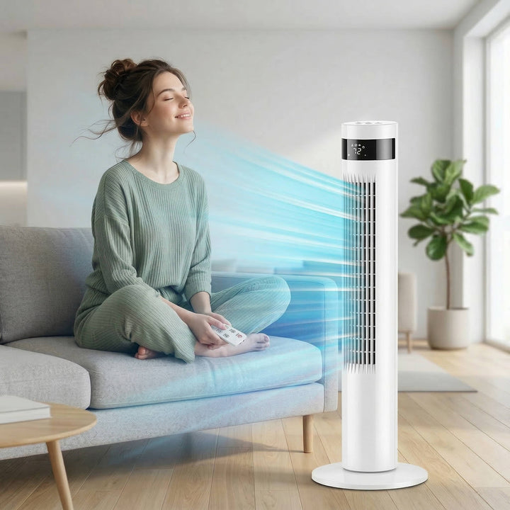 Portable Air Conditioner Bladeless Quiet Adjustable Speed - Lenila