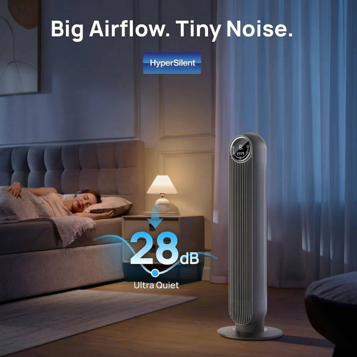 Portable Air Conditioner Bladeless Tower Fan Ultra Quiet Multiple