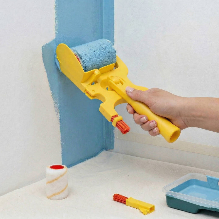 Paint Roller with Handle and Foam Cover - Lenila