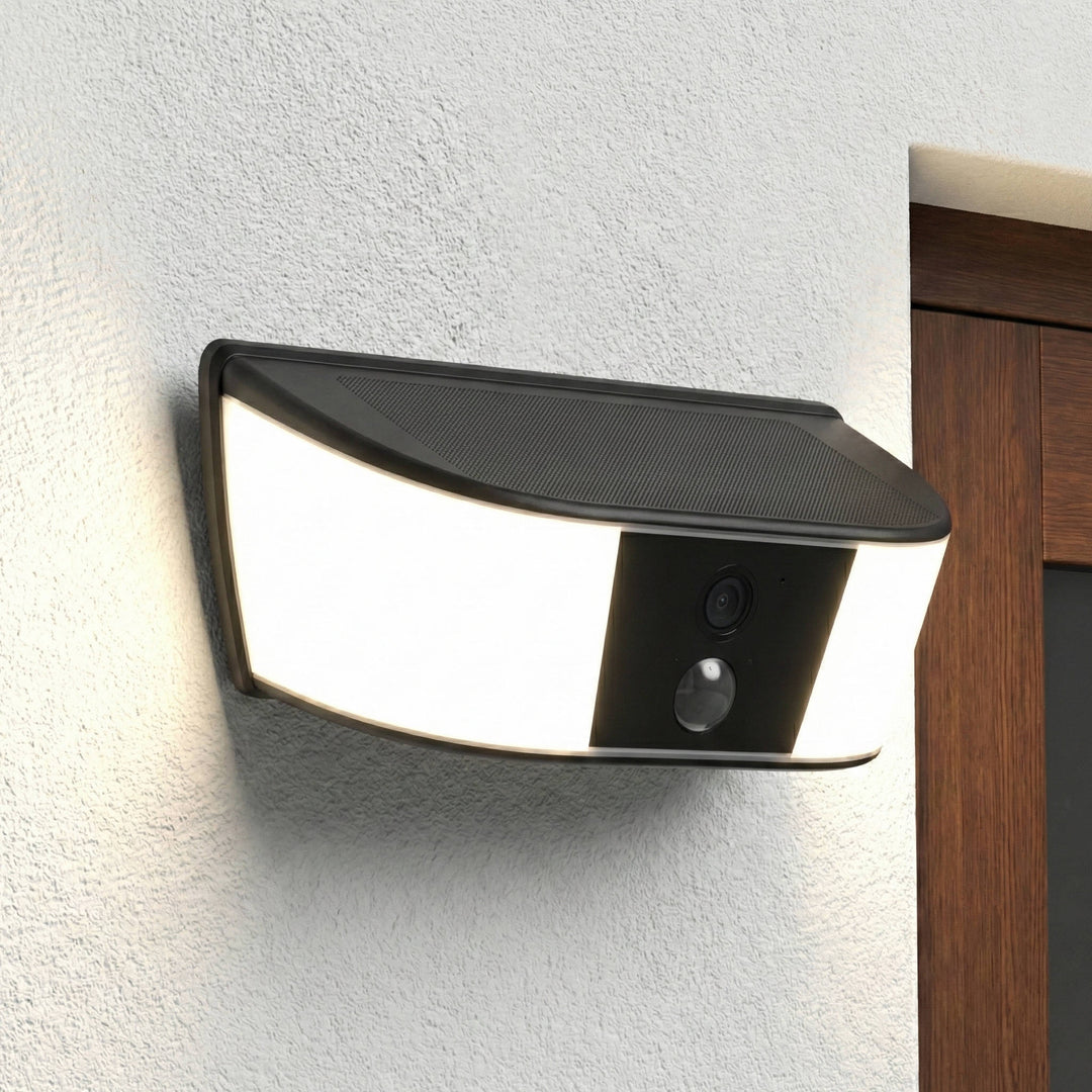 Wireless Floodlight Camera with Two-Way Audio and Human Detection - Lenila