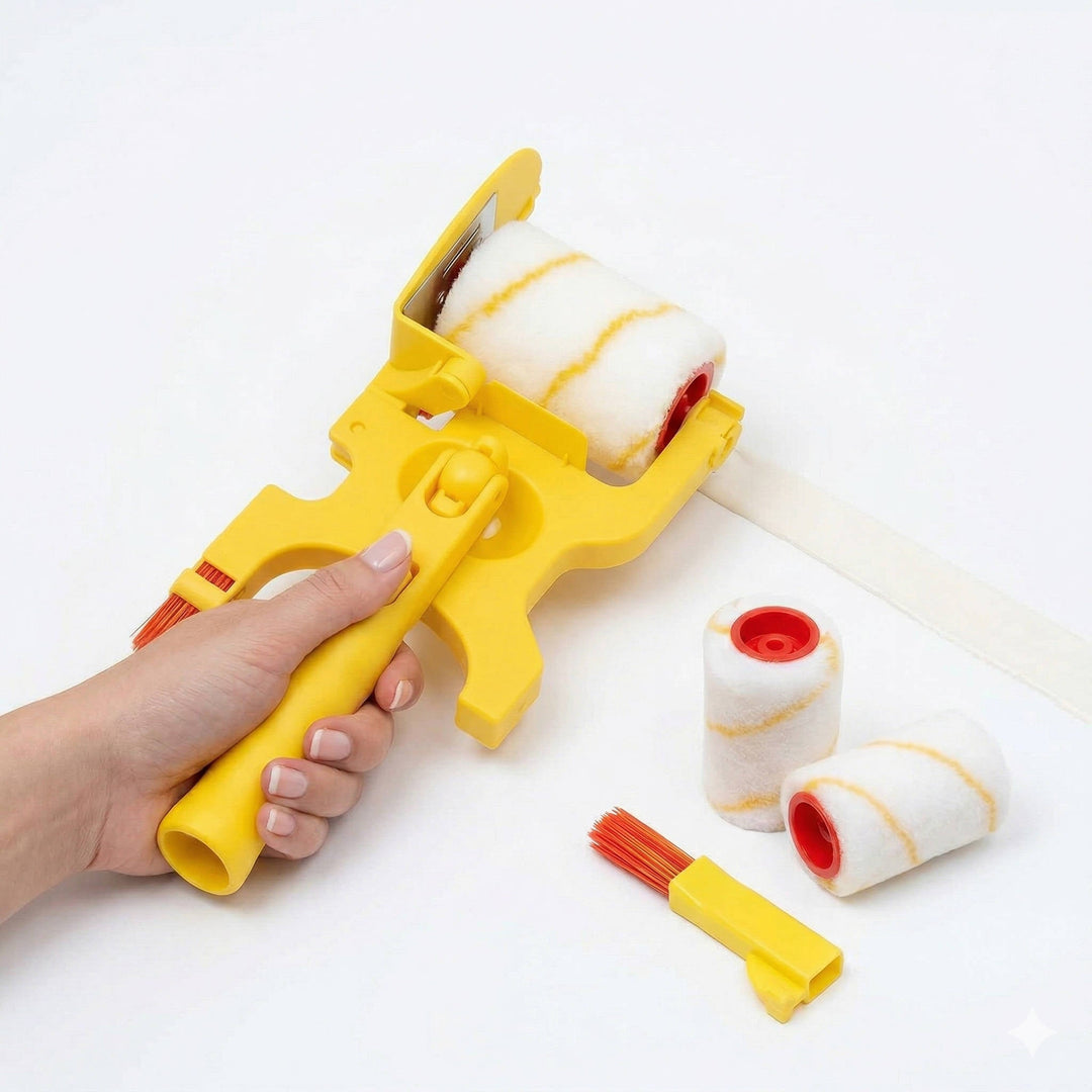 Paint Roller with Handle and Foam Cover