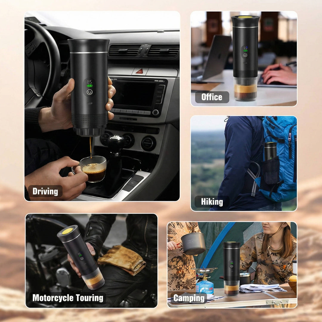 Portable Coffee Machine Compact Espresso Maker for Home and Car