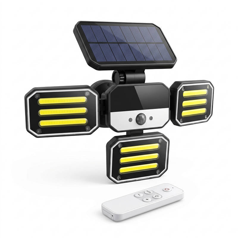 Outdoor LED Floodlight with Motion Sensor and Remote Control - Lenila