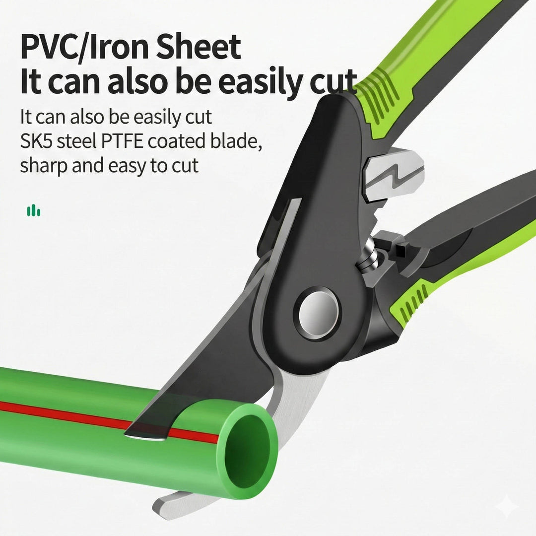 Garden Pruning Shears Steel Blade Ergonomic Handle
