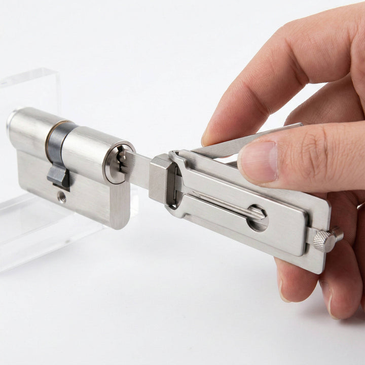 Locksmith Tool with Lock Decoding and Picking Features