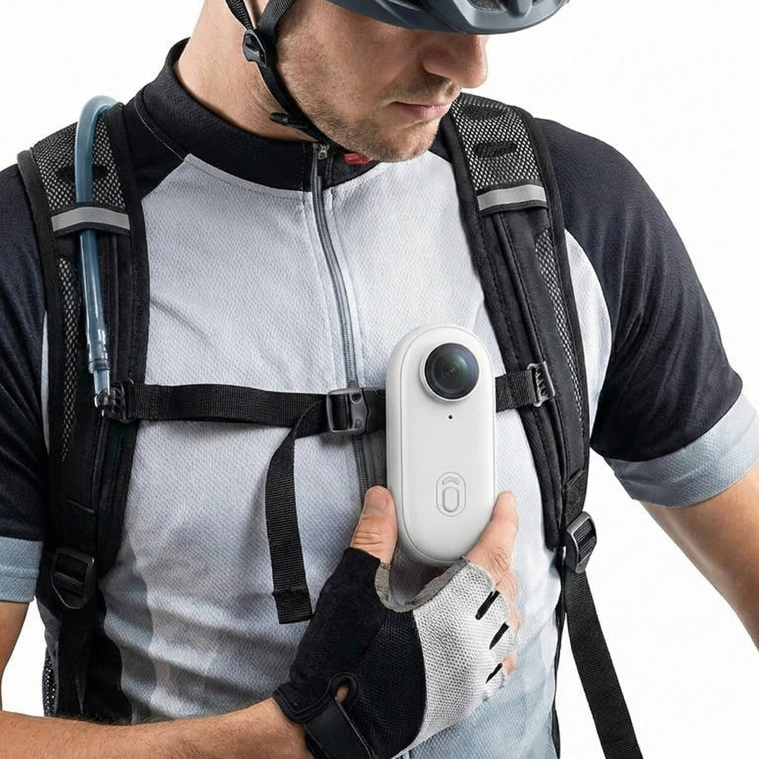 Mini Action Bike Camera with Magnetic Mount Kit