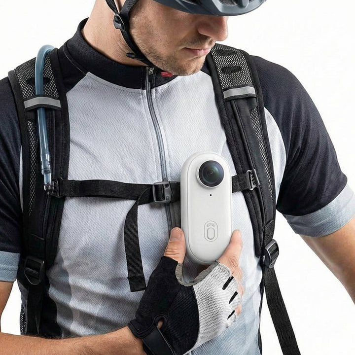 Mini Action Bike Camera with Magnetic Mount Kit