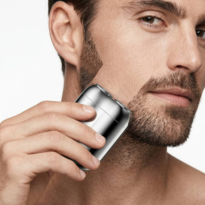 Mens Electric Shaver Mini Magnetic Compact Design - Lenila
