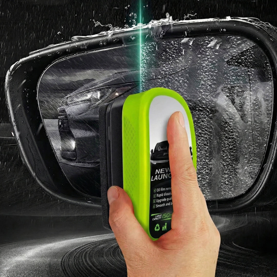 Car Window Glass Cleaner with Oil Film Brush Automotive Cleaning Tool