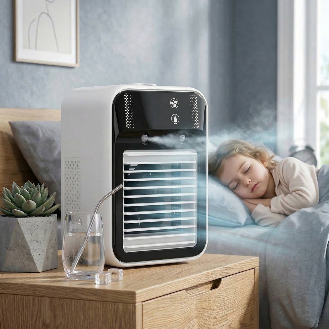 Personal Portable Air Cooler Fan Compact Desktop - Lenila