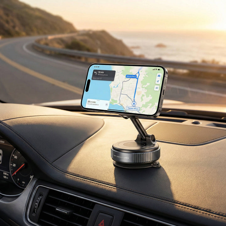 Universal Foldable Magnetic Car Phone Mount Hands- Design