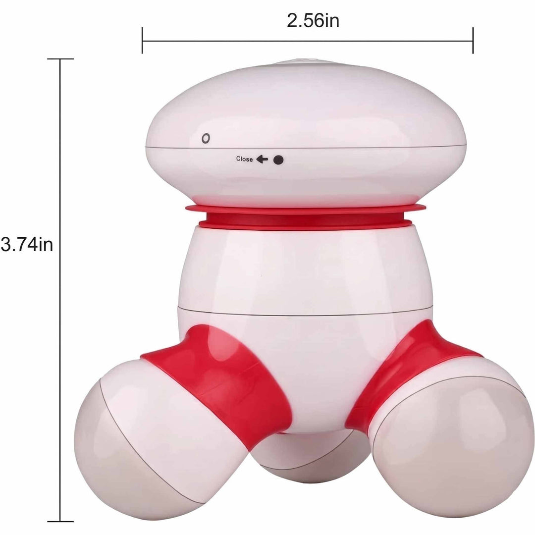 Portable Handheld Body Massager Mini Vibrating LED Battery Operated