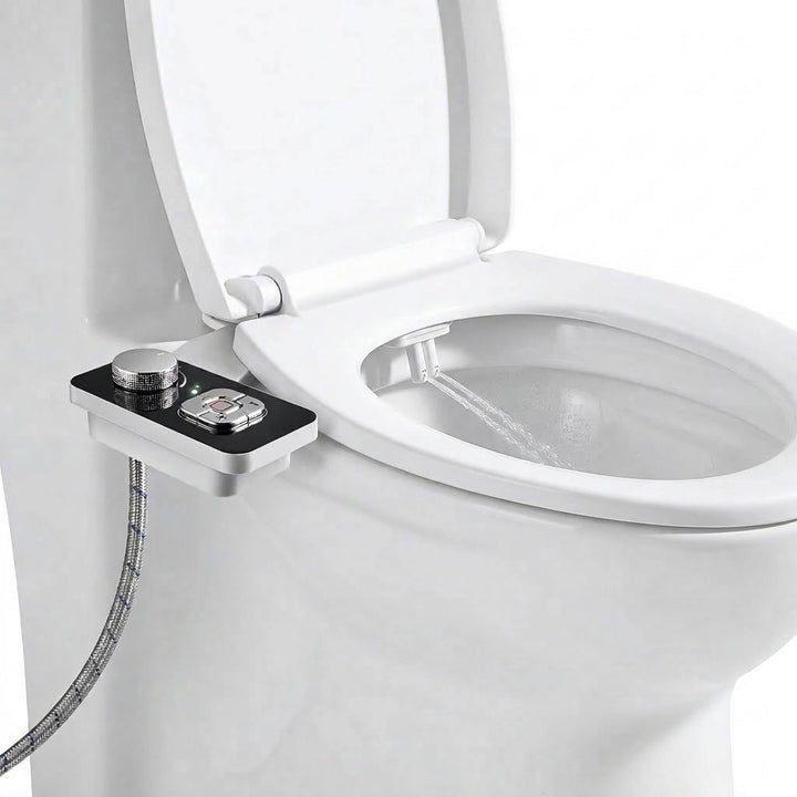 Self-Cleaning Bidet Toilet Attachment with Dual Nozzle Cold Water - Lenila