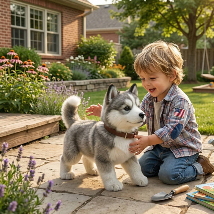 Interactive Robot Dog Walking Barking Wagging Toy