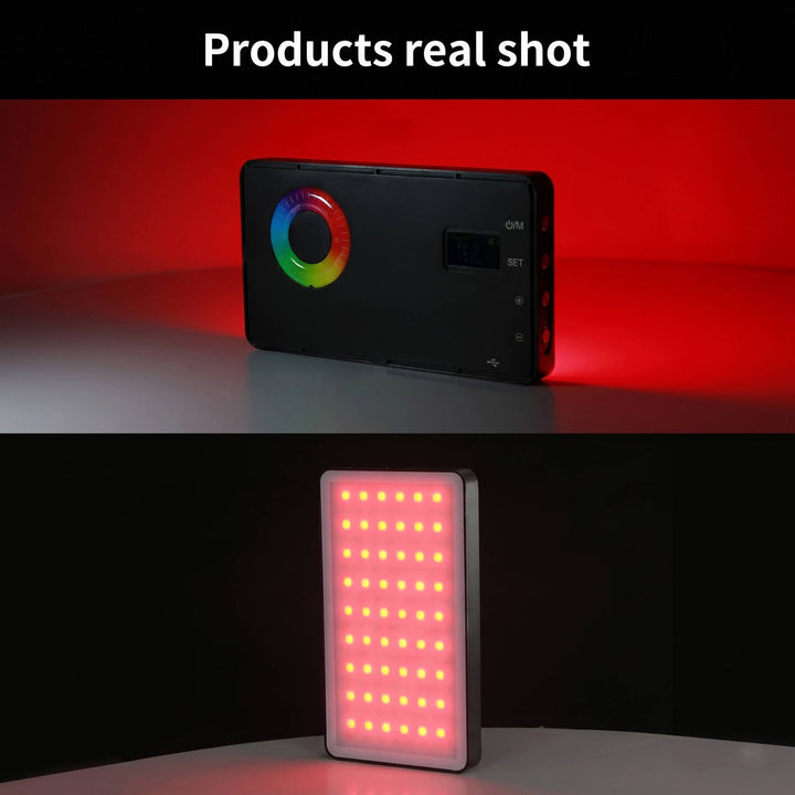 Portable USB Rechargeable RGB Camera with Color Changing Modes for