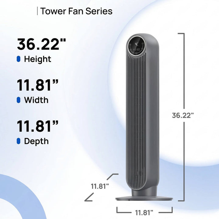 Portable Air Conditioner Bladeless Tower Fan Ultra Quiet Multiple