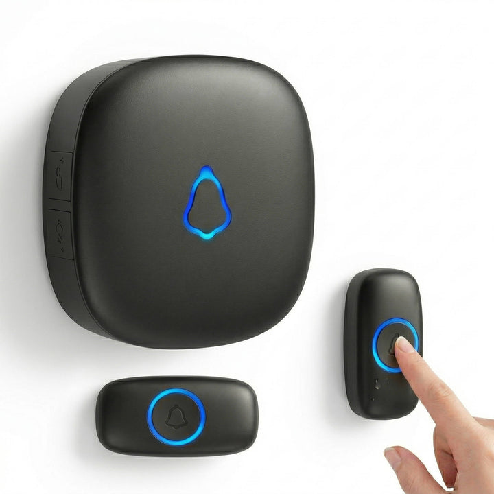Wireless Doorbell with LED Indicator Waterproof Easy Install - Lenila