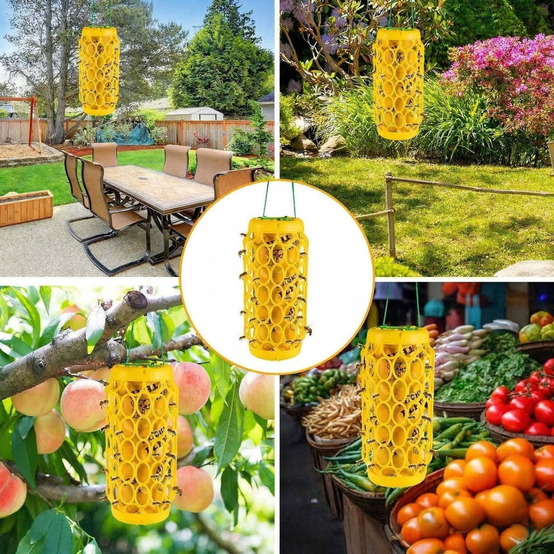 Outdoor Reusable Wasp Trap Hanging Garden Pest Catcher