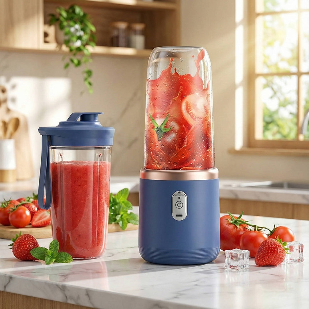 Portable USB Rechargeable Juicer Blender Electric Fruit Smoothie Maker - Lenila