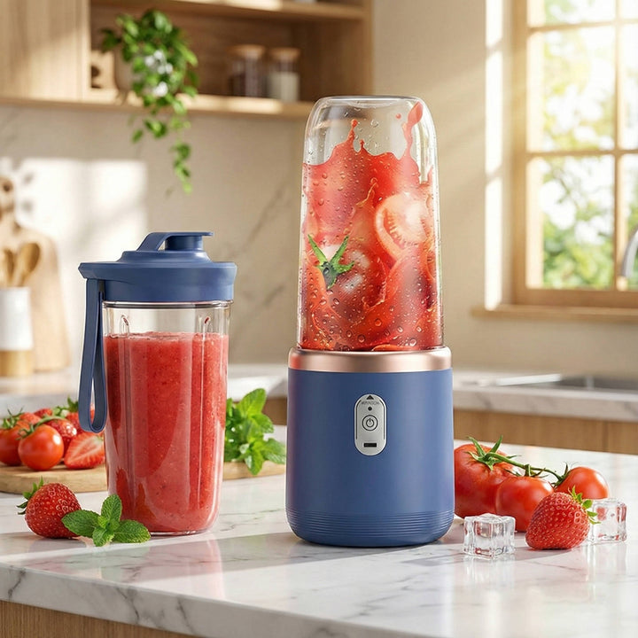 Portable USB Rechargeable Juicer Blender Electric Fruit Smoothie Maker - Lenila