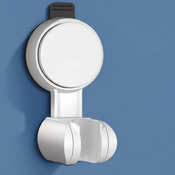 Universal Shower Head Holder Adhesive Mount No-Drill Installation