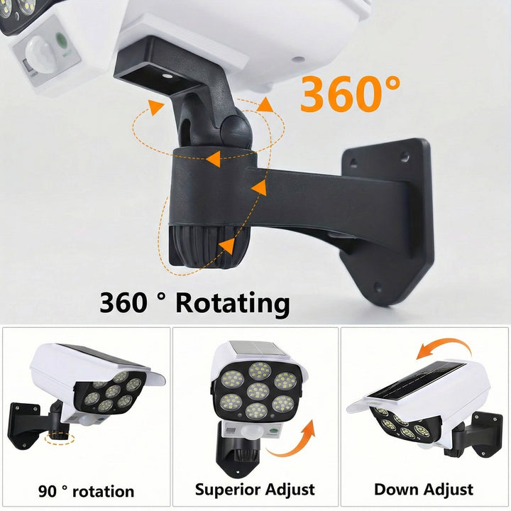Wireless LED Solar Motion Sensor Floodlight Outdoor Waterproof IP65