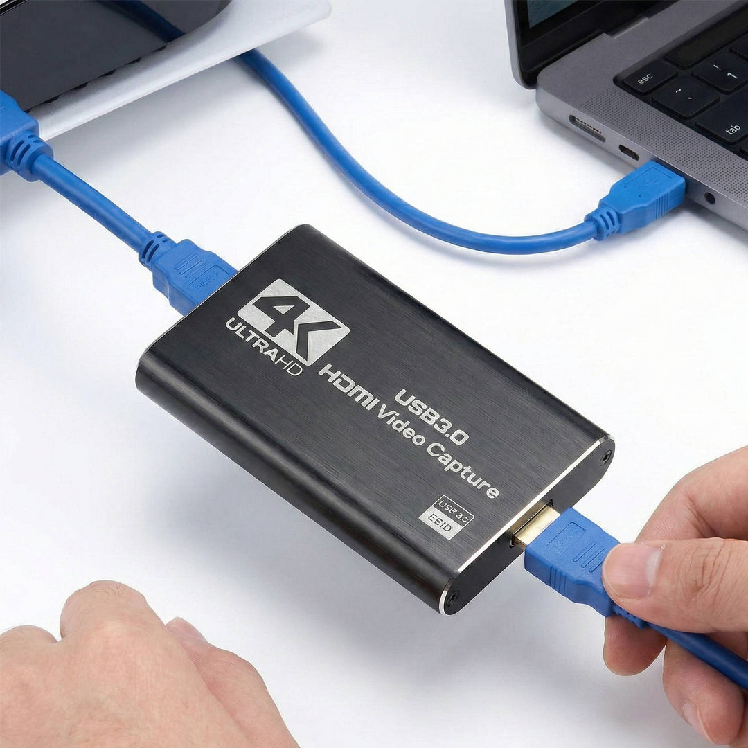 4K Hdmi to USB Video Capture Card Plug and Play Zero Latency - Lenila