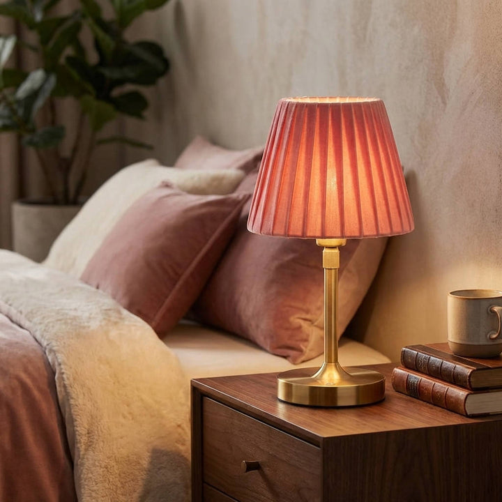 Rechargeable Touch LED Table Lamp Vintage Style